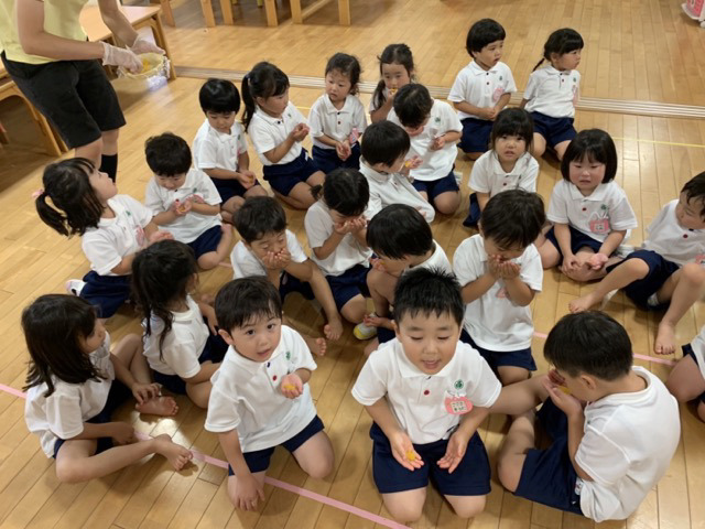 もも組 夏のごちそう | あおい幼稚園|新潟市の幼稚園